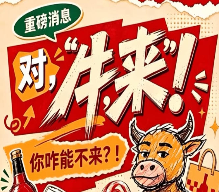 第115届南京秋季糖酒会（2026），牛，来！你能不来吗？